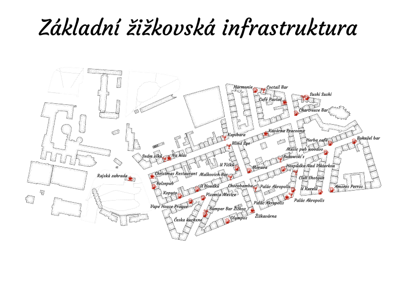 infrastruktura Žižkova