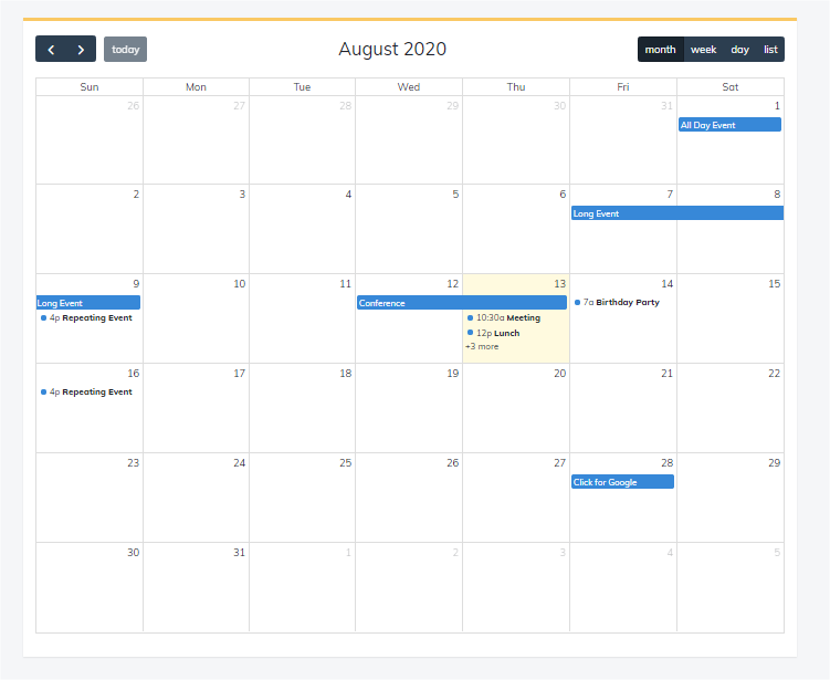 GitHub - meggistorvard/fullcalendar: FullCalendar is a JavaScript Event ...