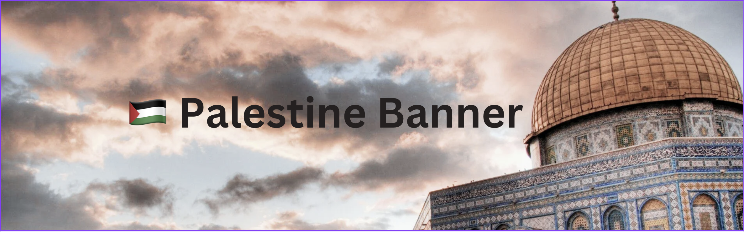 Palestine Banner