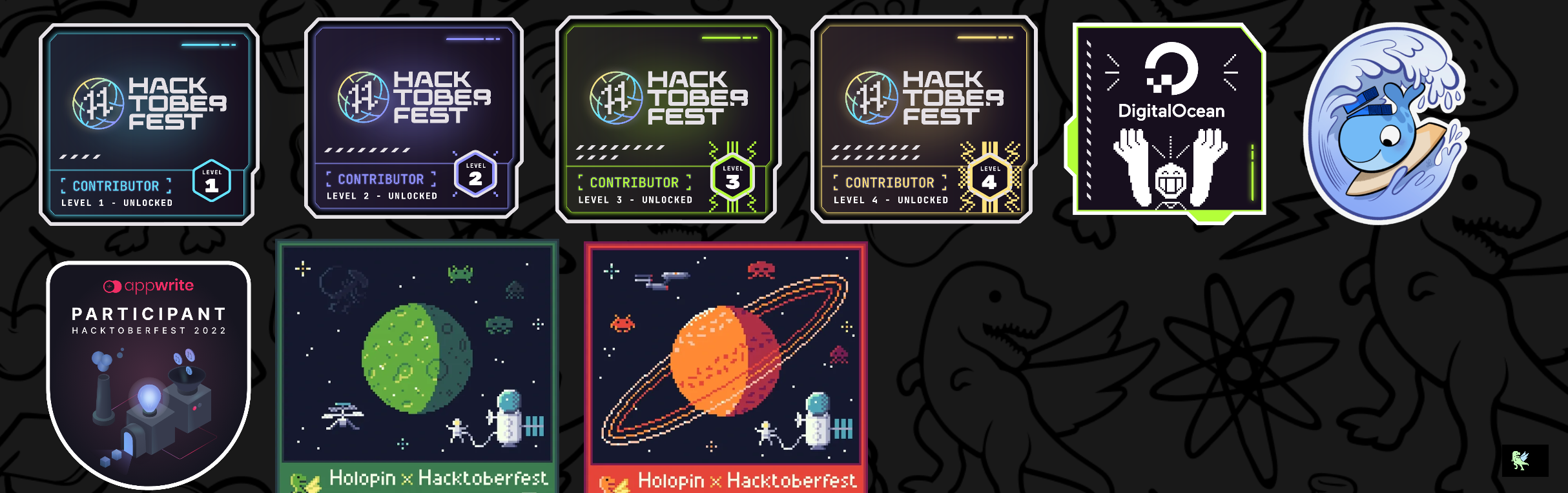 @abereghici's Holopin board