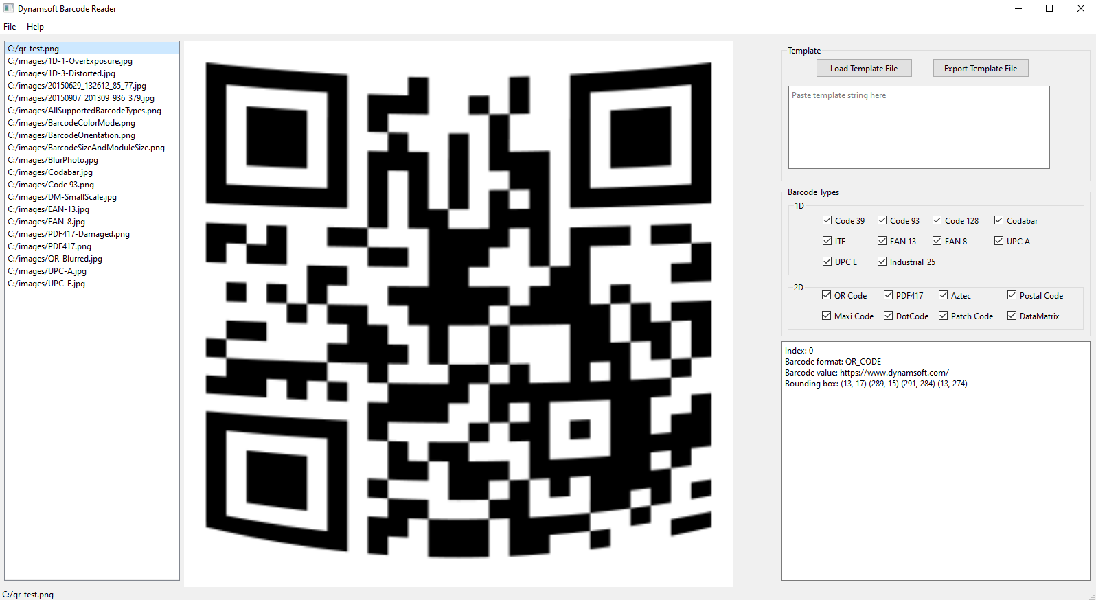 Qt desktop barcode reader