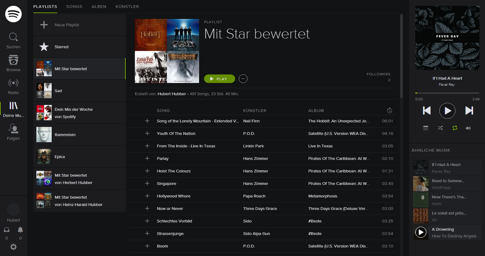 Spotify Web Player