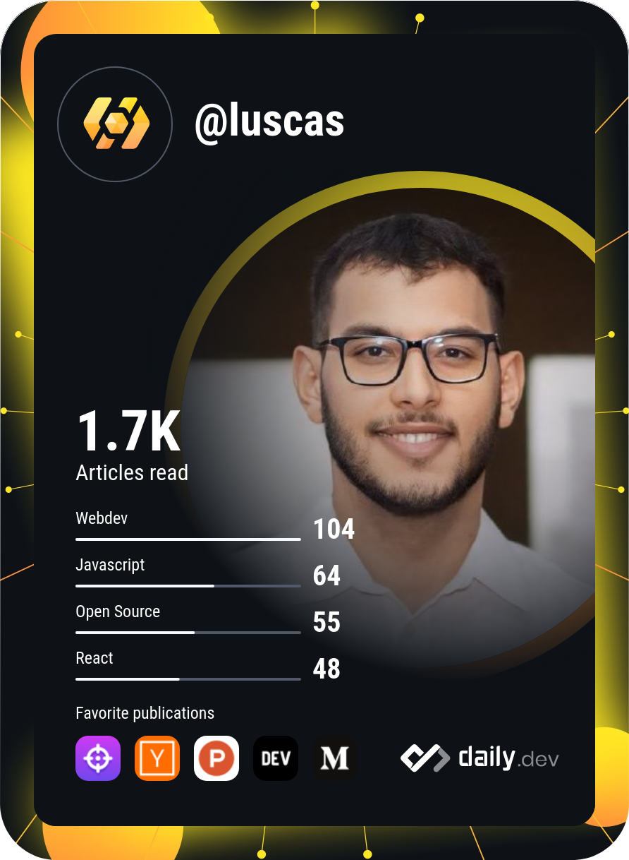 Lucas's Dev Card