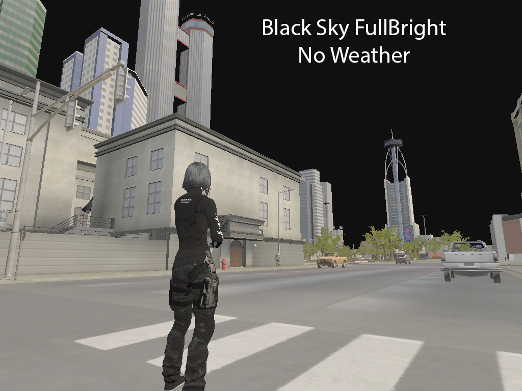 black sky fullbright no weather