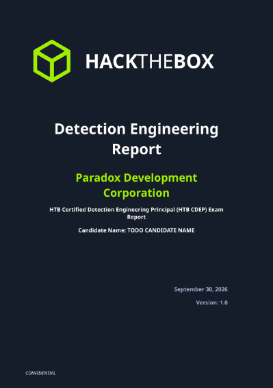 HTB CDEP Report