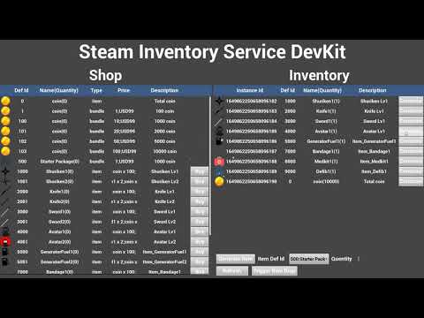 Steam Inventory Service Demo