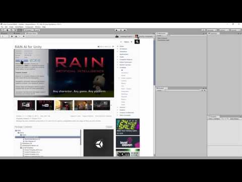 Import RAIN AI for Unity into Unity