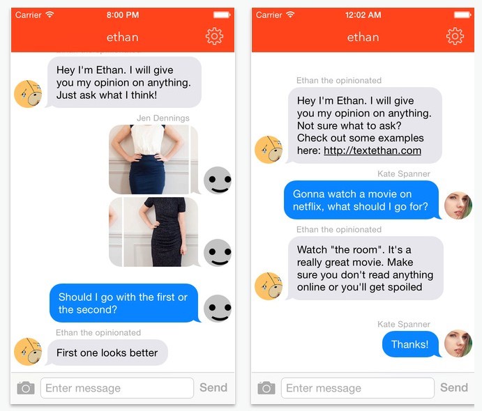 Ethan App Screenshot