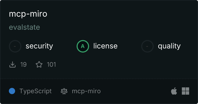 mcp-miro MCP server