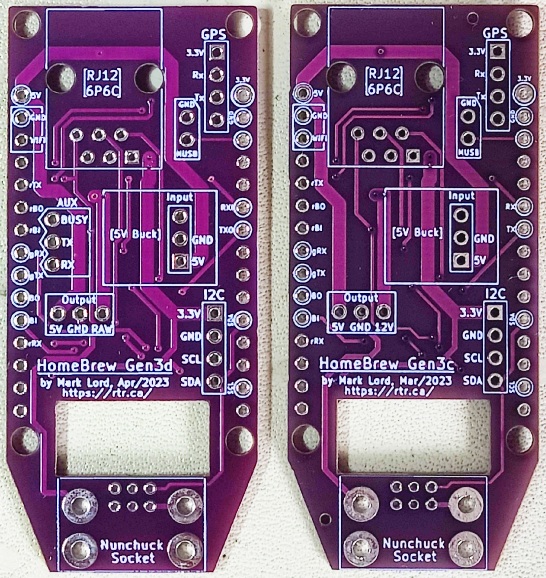 rev d and c side by side