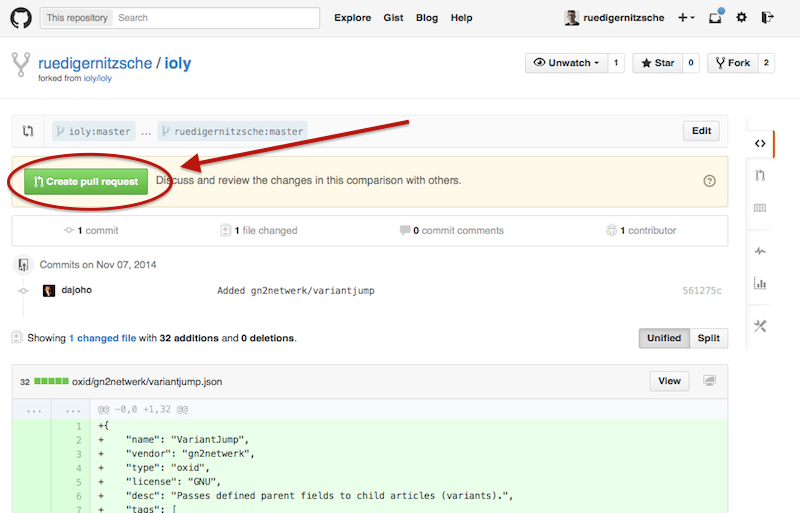 Pull request