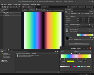 GitHub - keijiro/LinearGradient: Utility extensions for Unity standard ...