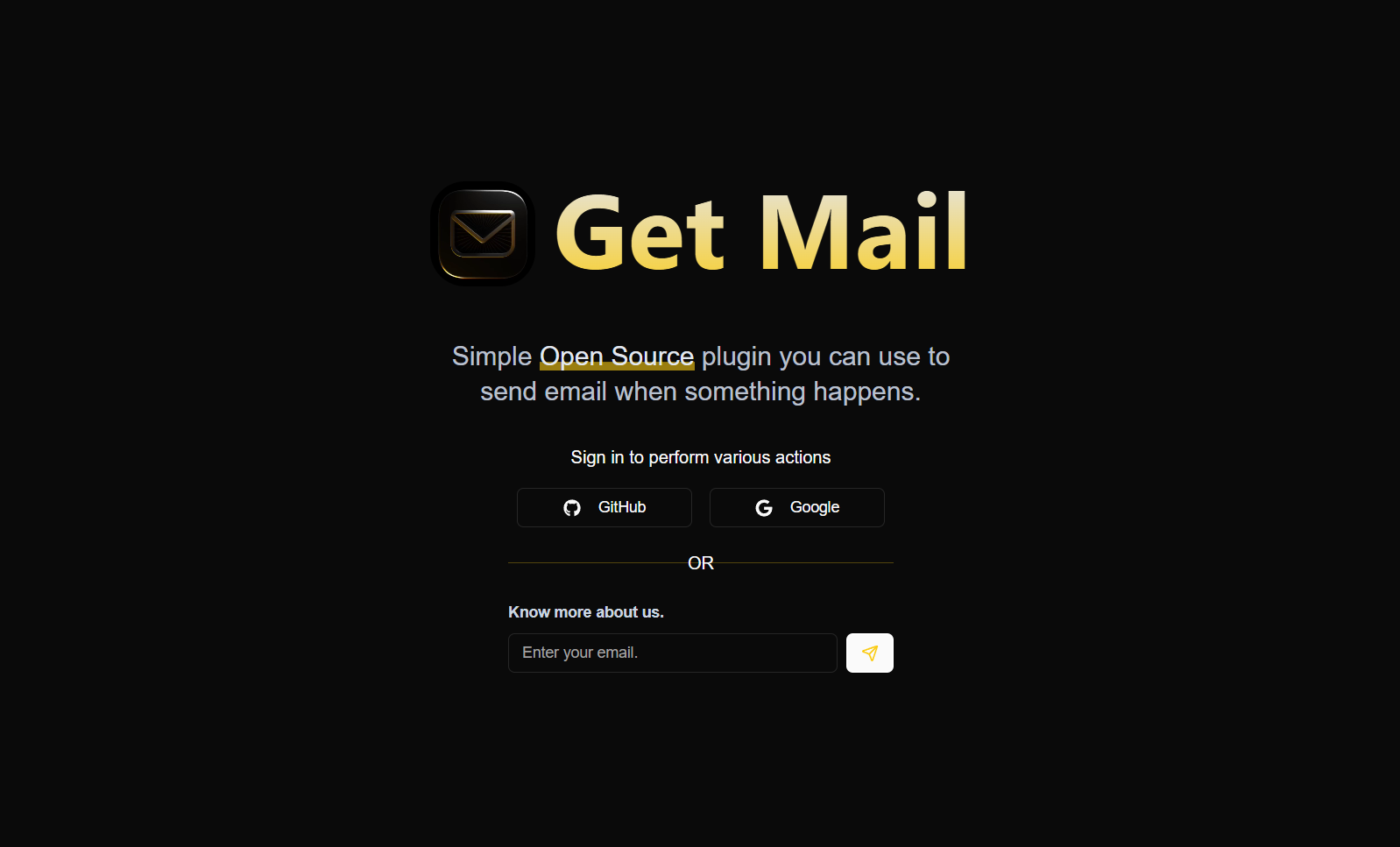 Get Mail Homepage Image