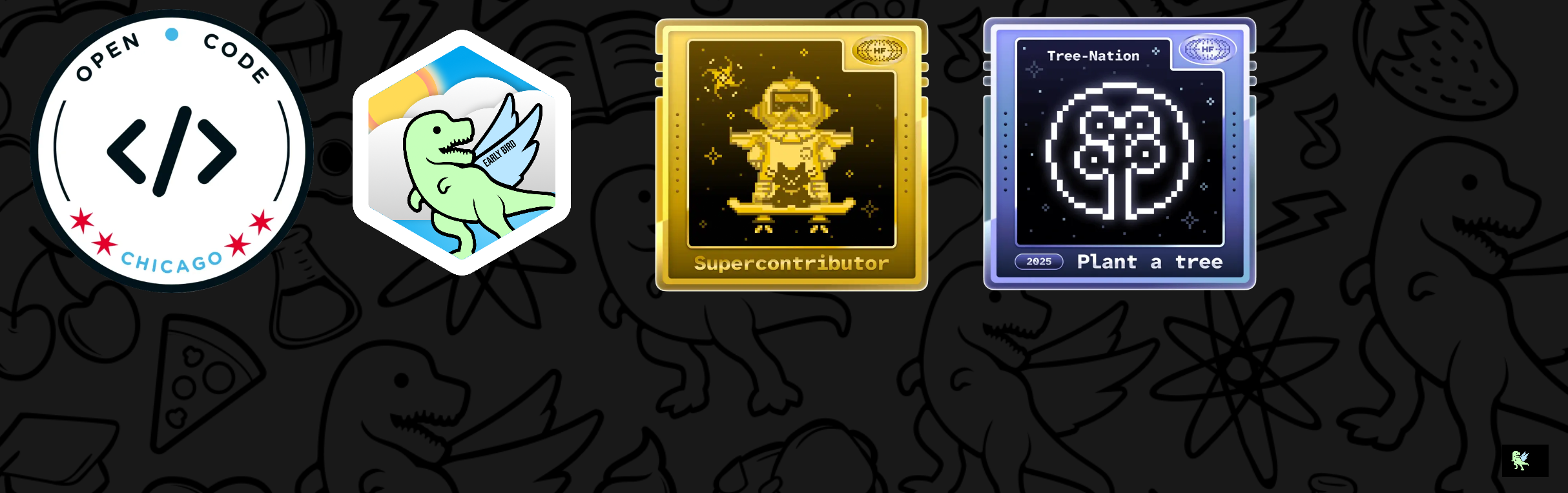 An image of @anuragbansode's Holopin badges, which is a link to view their full Holopin profile