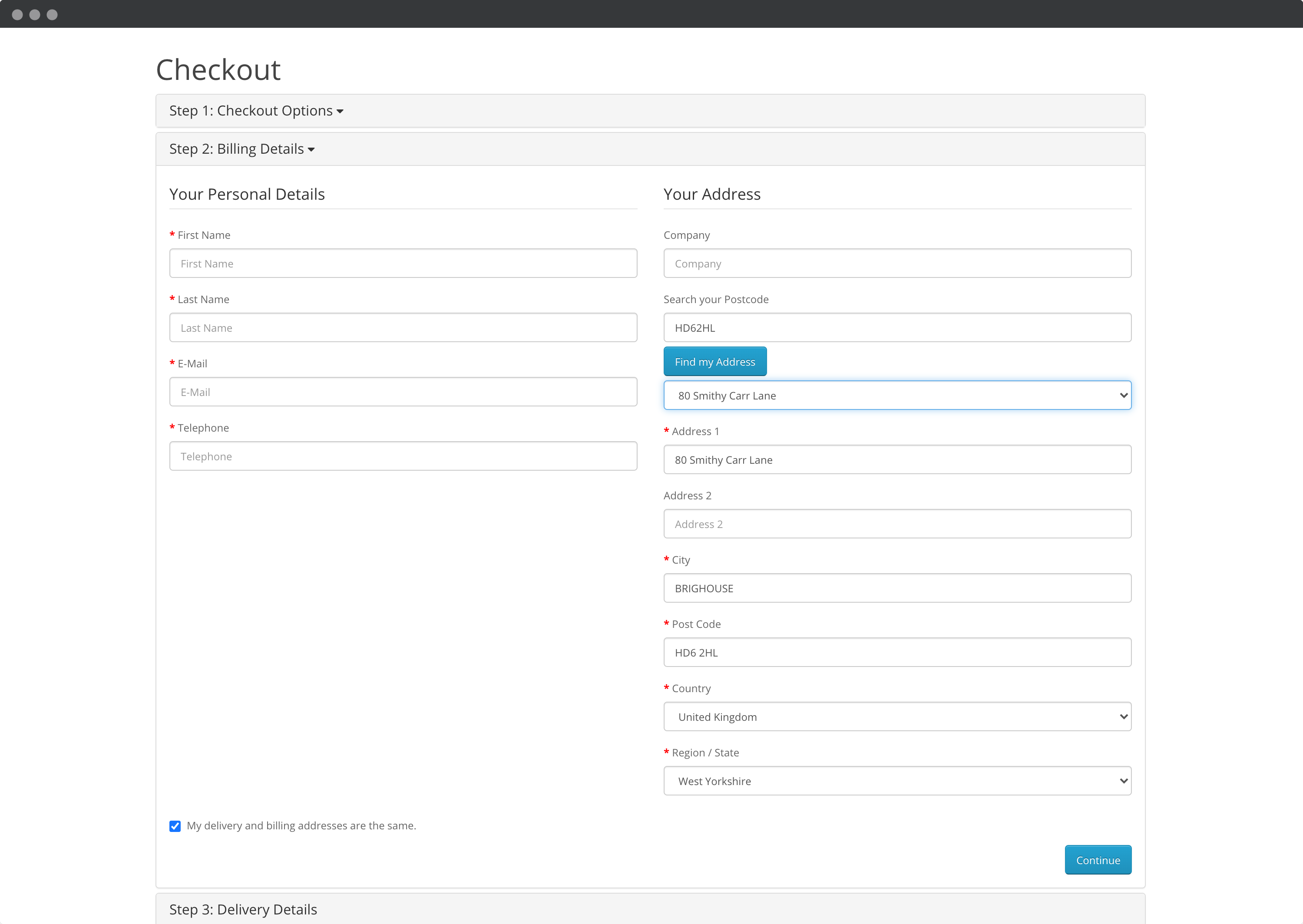 Postcode Lookup