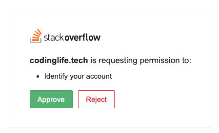 授权Stack Overflow