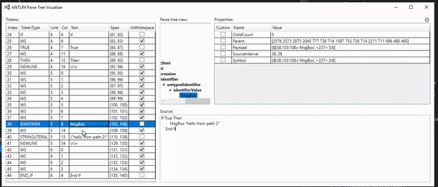 selection not syncing in "source" box