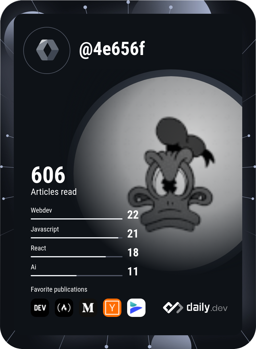 4E 65 6F's Dev Card