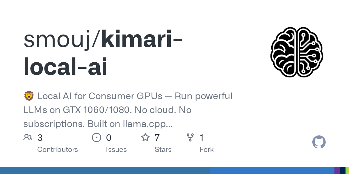 Kimari Local AI repository preview