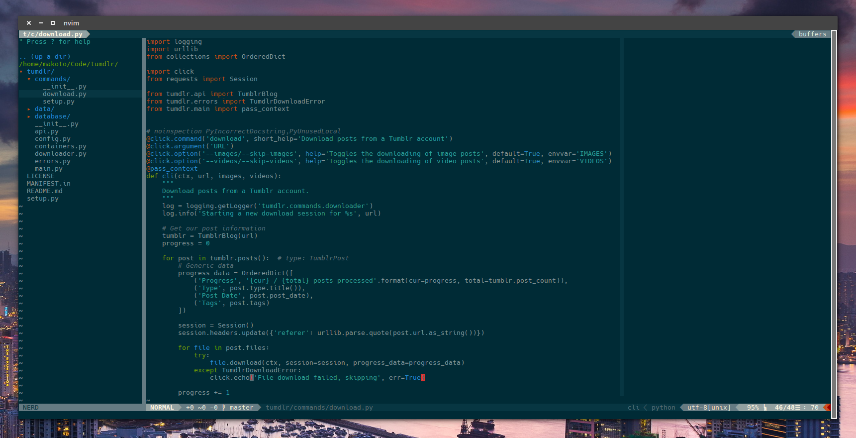 NeoVim in Gnome Terminal