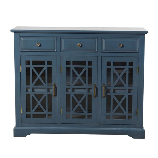 stylecraft-archer-ridge-navy-blue-3-drawer-with-2-door-sideboard-1
