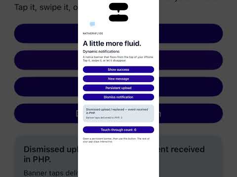 Watch the Dynamic Notifications demo on YouTube