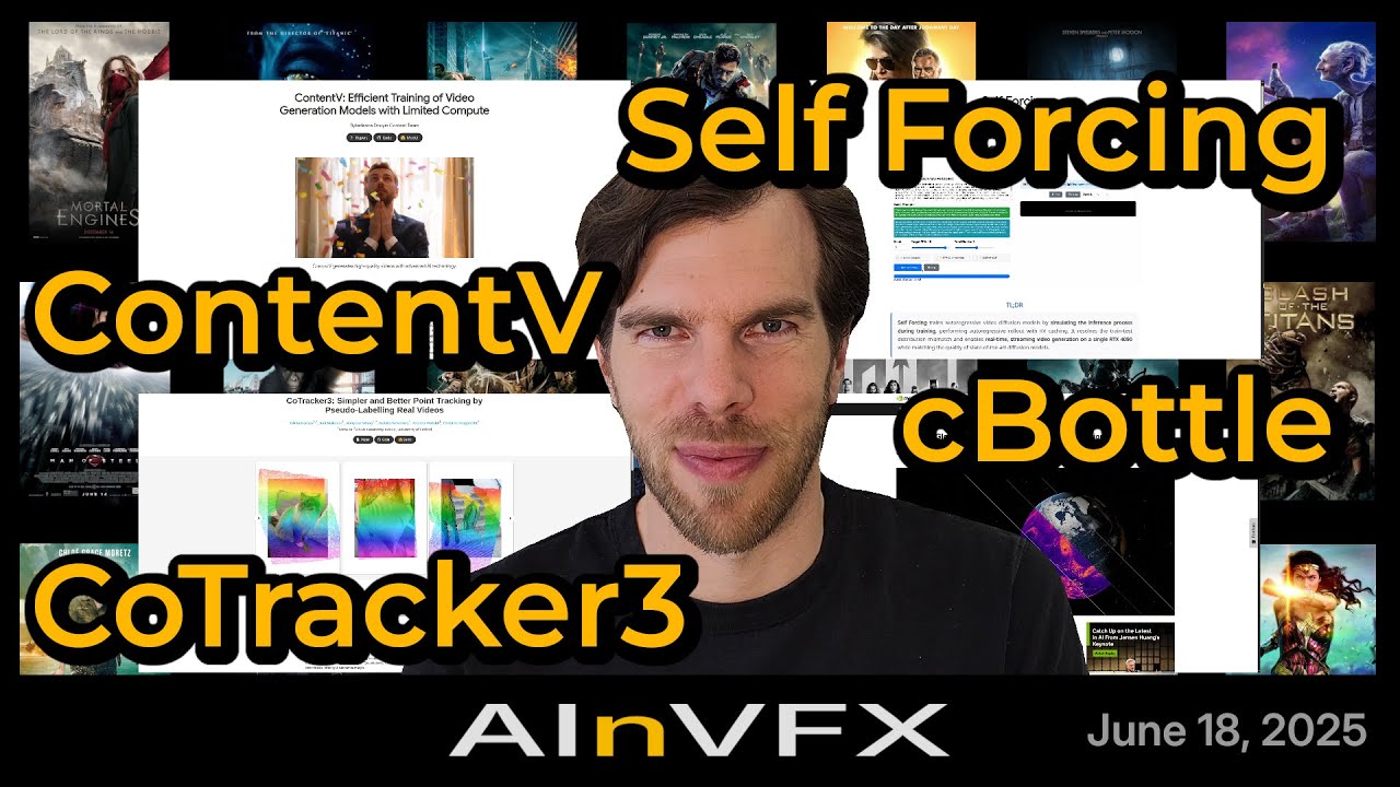 ContentV, CoTracker3, Self-Forcing & CBottle