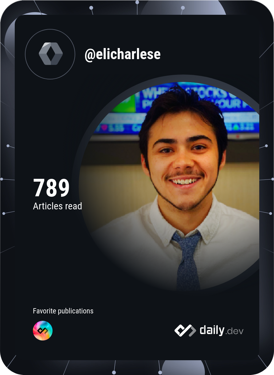 Elias Estrada's Dev Card