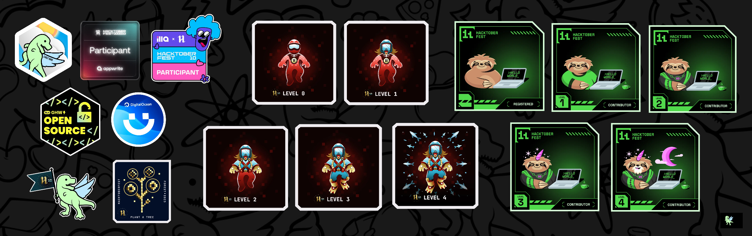 An image of @maryam0330's Holopin badges, which is a link to view their full Holopin profile