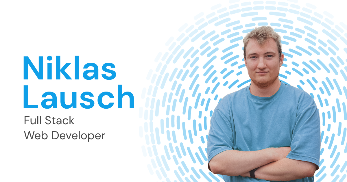 Banner mit Niklas Lausch