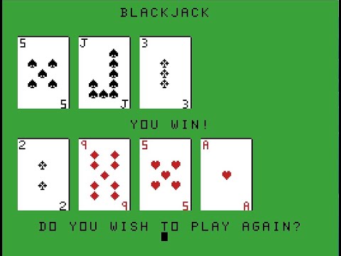 ti994a BlackJack Game