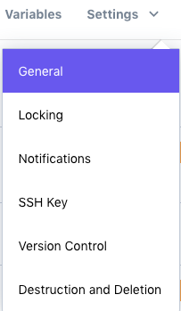 Settings General