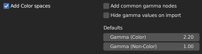 Octane Specific preferences