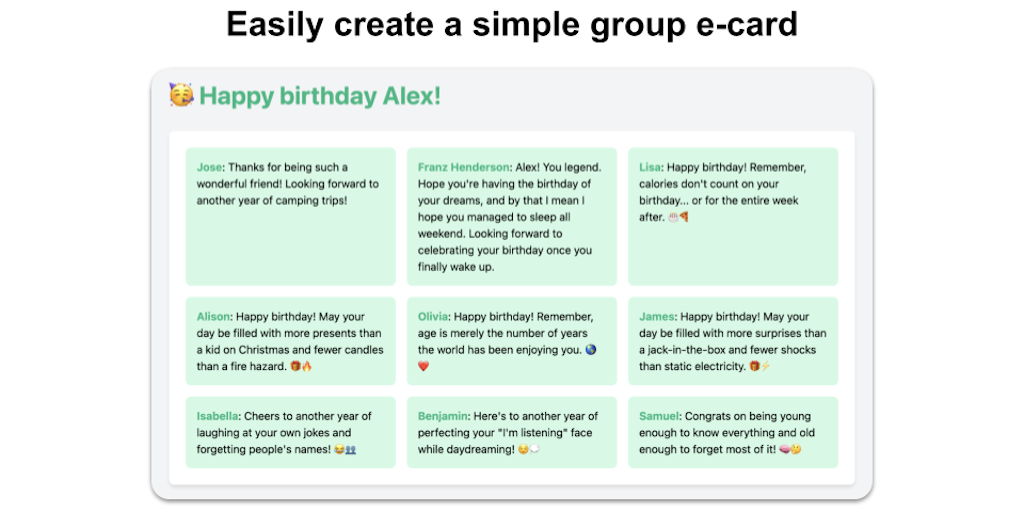 Group Card Creator