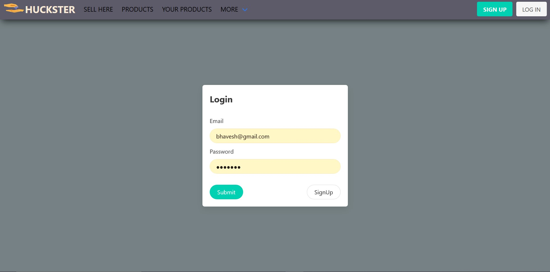 Login Page