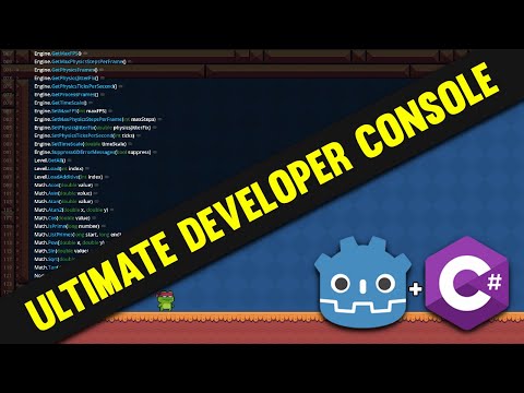 Godot 4 C# - Ultimate Developer Console