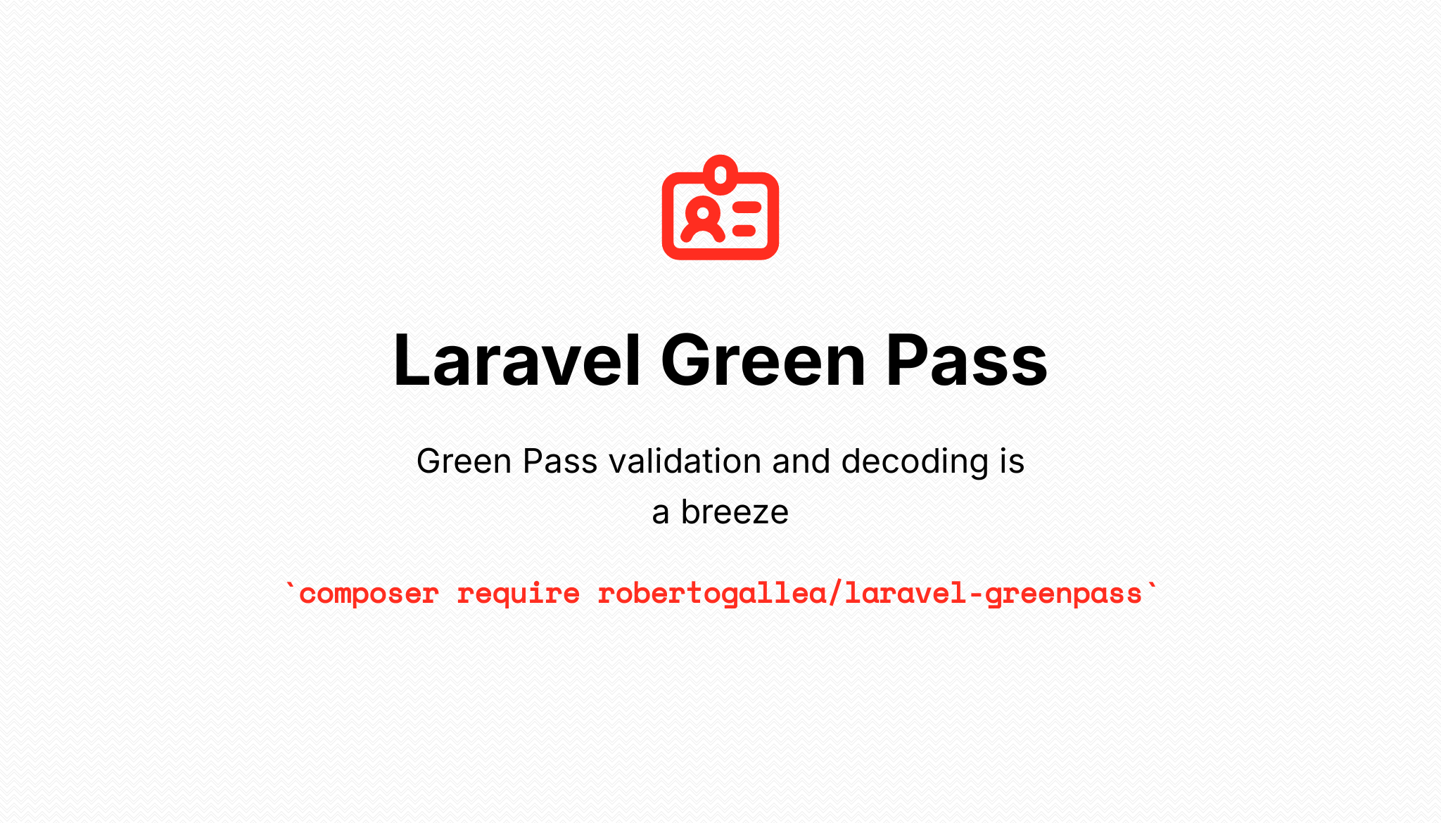 Laravel Green Pass