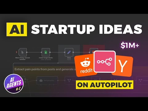 Steal winning AI STARTUP IDEAS from Reddit on autopilot with this free no-code n8n workflow
