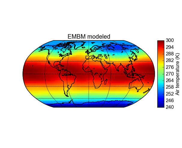 EMBM air temperature map