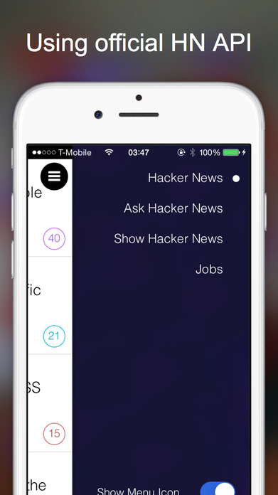 Hacker News Client image 2