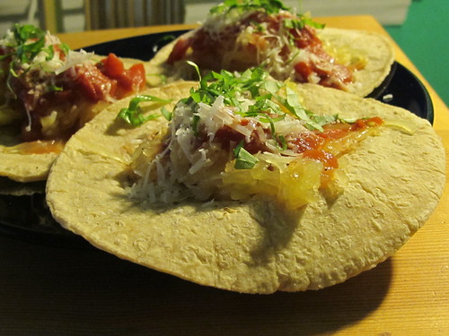 Spaghetti (Squash) Tacos