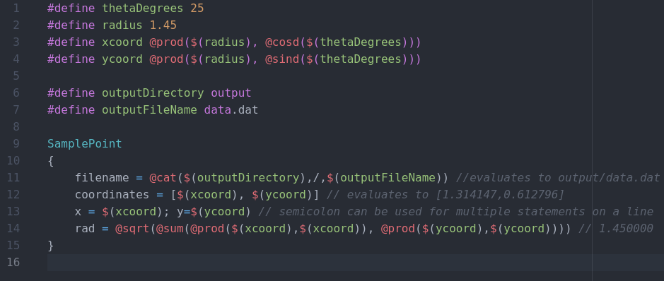 PTL syntax highlighting