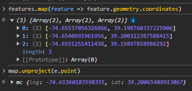 Queried features vs Map Click Point @ Zoom Level 16