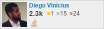 profile for Diego Vinícius on Stack Exchange, a network of free, community-driven Q&A sites