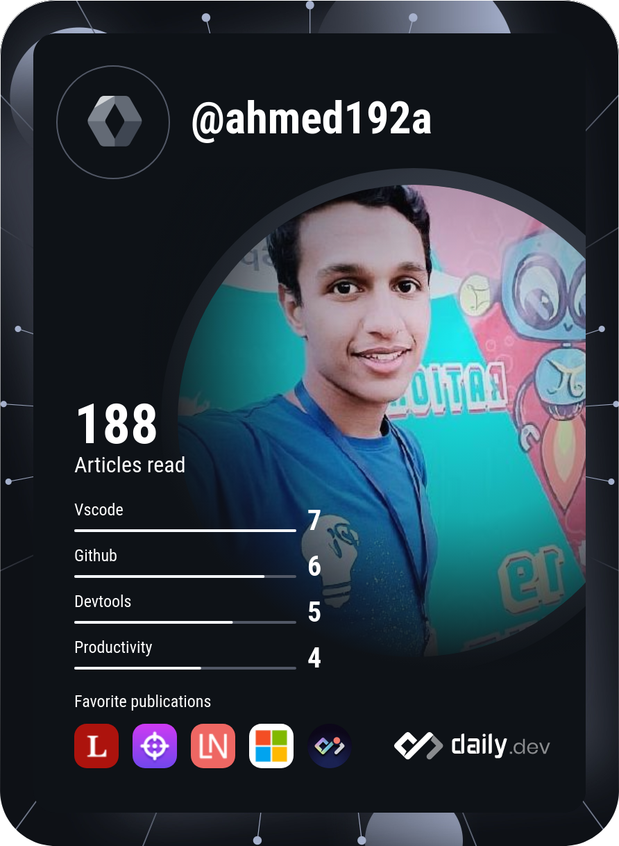 Ahmed Abd El-Hamed's Dev Card