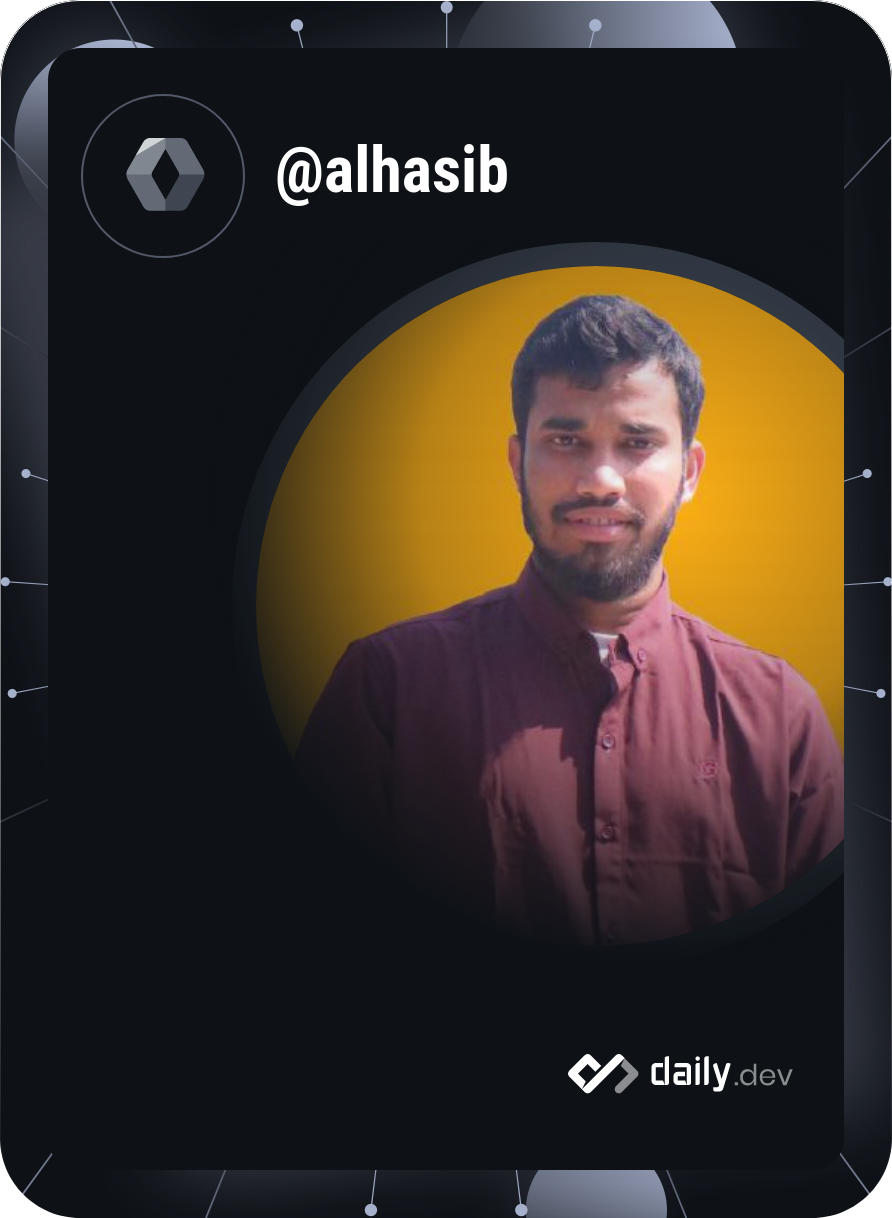 alhasib's Dev Card