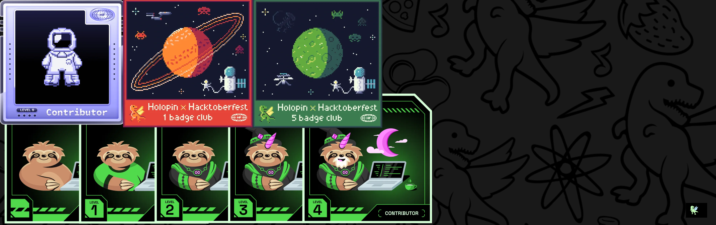 An image of @swastikapk's Holopin badges, which is a link to view their full Holopin profile