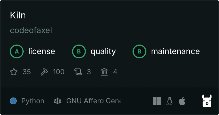 Kiln MCP server