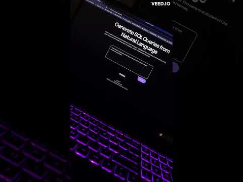 SQL Query generator using AI #shorts