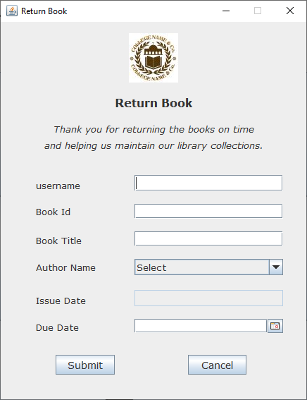 return book